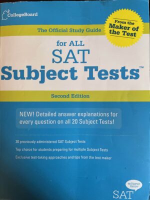 The Official Study Guide for All SAT Subject Tests