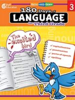 180 Days of Language for Third Grade – Build Grammar Skills and Boost Reading Comprehension Skills with this 3rd Grade Workbook (180 Days of Practice) 1st Edition