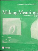 Making Meaning Student Response Book