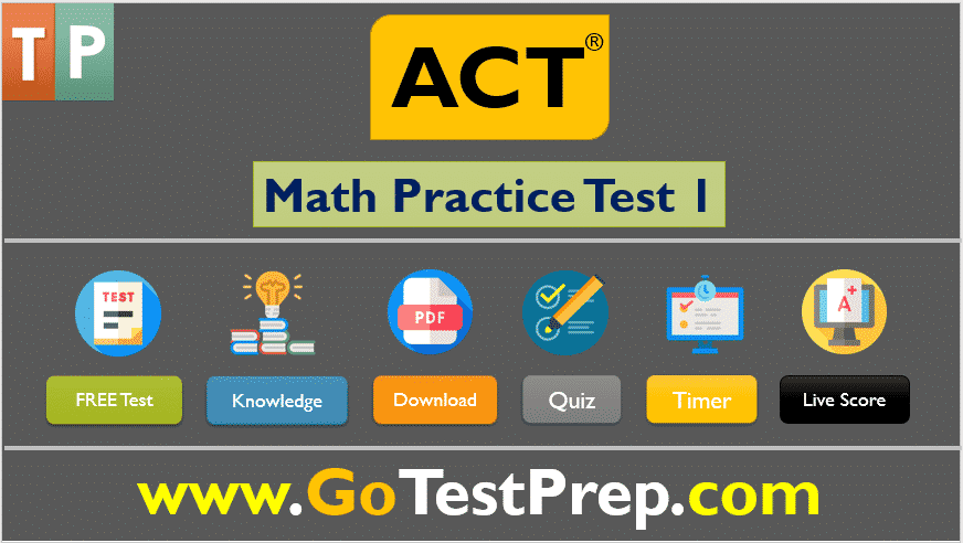 ACT Subject Test Math 1