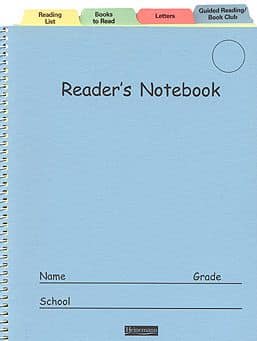 How to Use a Reader's Notebook in Grade 4