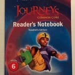 Journeys: Common Core Reader's Notebook Teachers Edition Grade 6