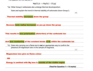 Past paper biology edexcel unit 2