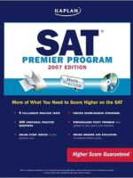 Kaplan SAT, 2007 Edition: Premier Program Revised edition מהדורה