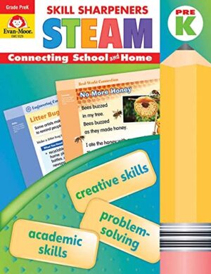 Skill Sharpeners: STEAM, PreK Workbook