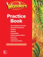 Wonders practice book grade 1 volume 1