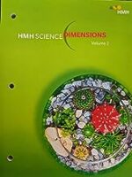 HMH Science Dimensions Volume 2, Grade 5 Units 5-7, c. 2018,