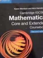 Cambridge IGCSE ® Mathematics Core and Extended Coursebook Second Edition