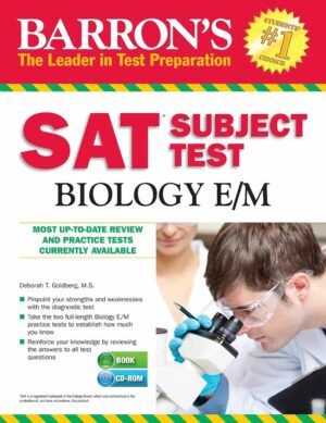 Barron's SAT Subject Test Biology E/M with CD-ROM Fifth Edition